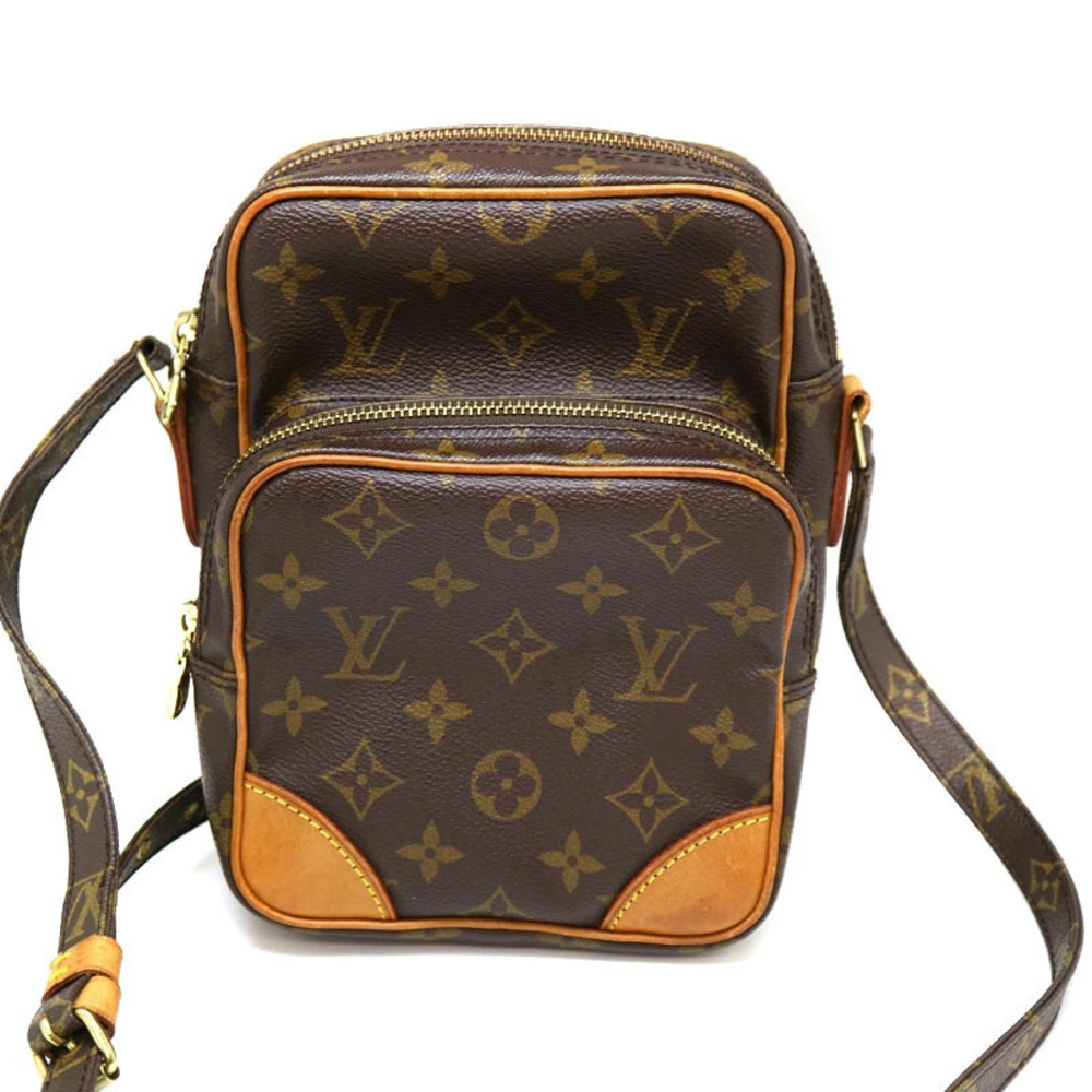 Louis Vuitton Canvas Monogram LV Bag Shoulder Amazon Brown